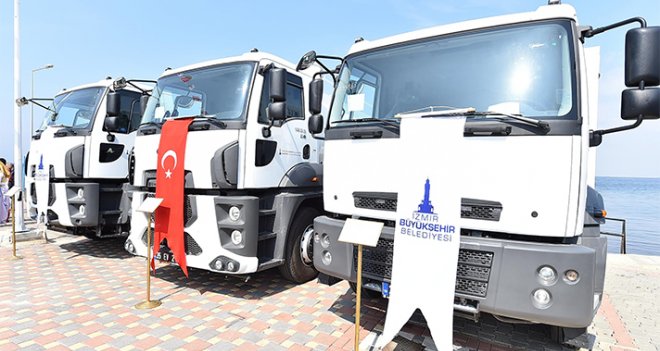 Büyükşehir'den ilçe belediyelerine 90 araç