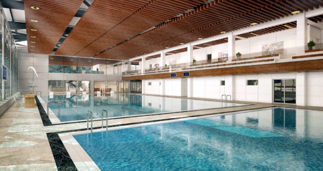Bornova'ya yarı olimpik yüzme havuzu 