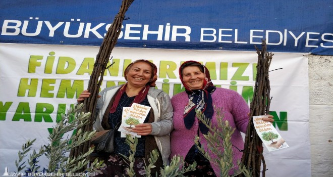 İzmir Büyükşehir 1 ayda 500 bin fidan daha dağıtacak