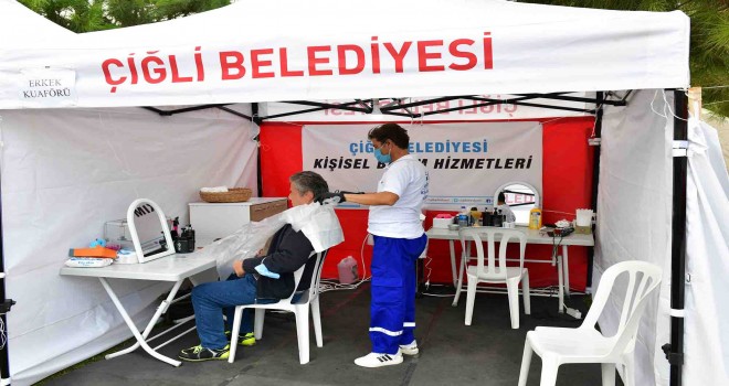 Çiğli Belediyesi kişisel bakım birimi deprem bölgesinde