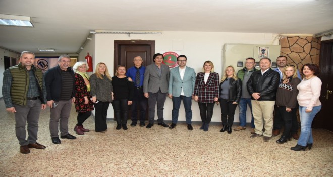 Ak Parti Karşıyaka'dan Karşıyaka Birliği ve Besiad'a ziyaret