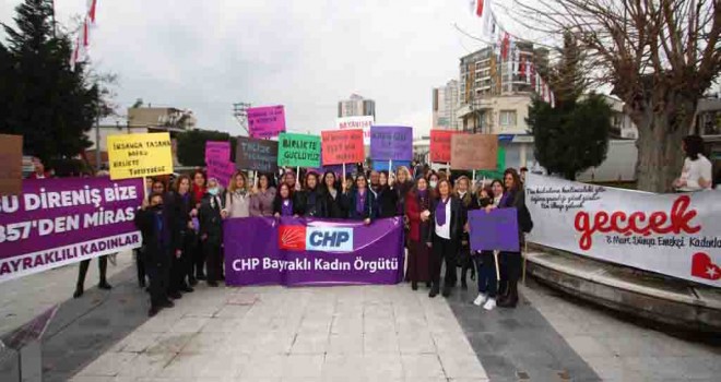 Bayraklı’nın güçlü kadınları tek ses oldu