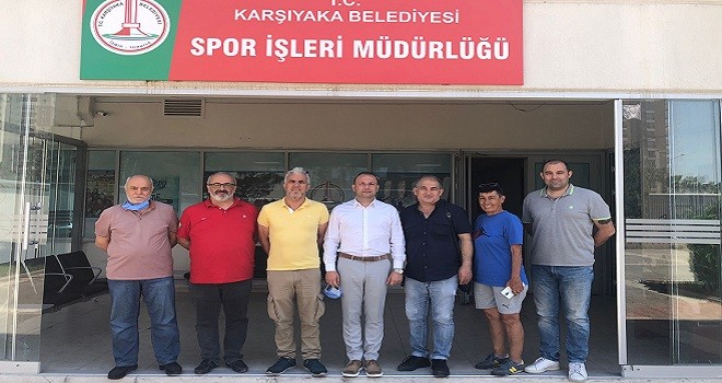 Karşıyakalı amatörlerden yeni spor müdürüne ziyaret