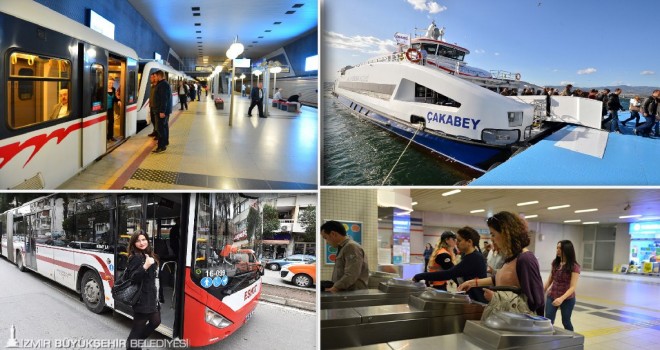 Bayramda toplu ulaşım ücretsiz