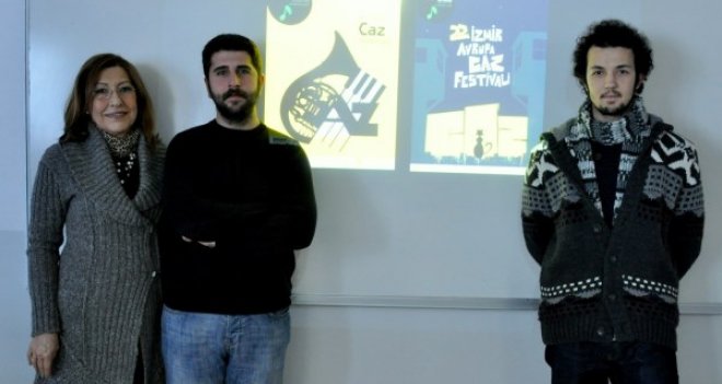 Caz Festivali Afişi tasarımlarında İzmir Üniversitesi başarısı