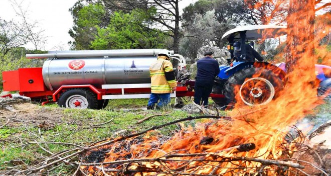 ​İzmir Büyükşehir Belediyesi 50 yangın söndürme tankeri daha dağıtacak