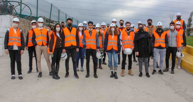 Karşıyaka Belediyesi geleceğin inşaat mühendislerini ağırladı