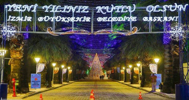 İzmir yeni yıla ışıl ışıl girecek