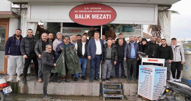 Seferihisar'da balıkçılara destek
