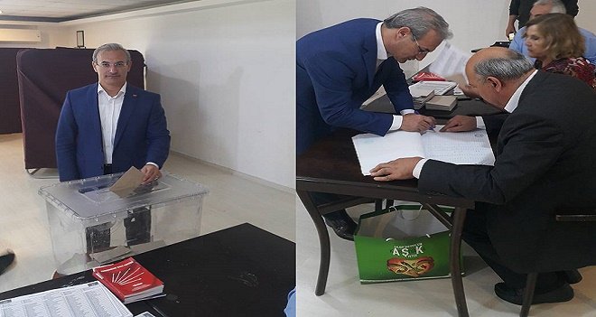 CHP Karşıyaka İlçe Başkanı kendisini delege yazdırmadı...