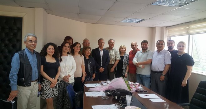 CHP Karşıyaka İlçe, Kent Konseyini ziyaret etti