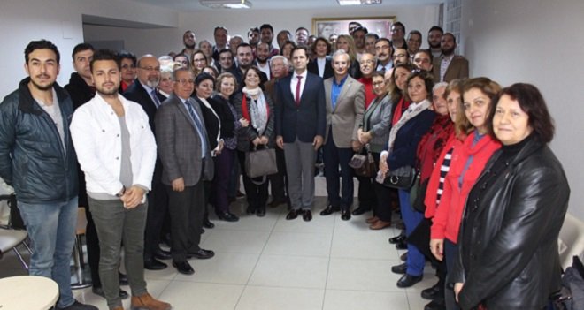 CHP Karşıyaka İlçe Teşkilatı, İl Başkanını ziyaret etti...