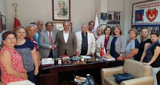 CHP Karşıyaka, TEMAD ve TESUD'u ziyaret etti
