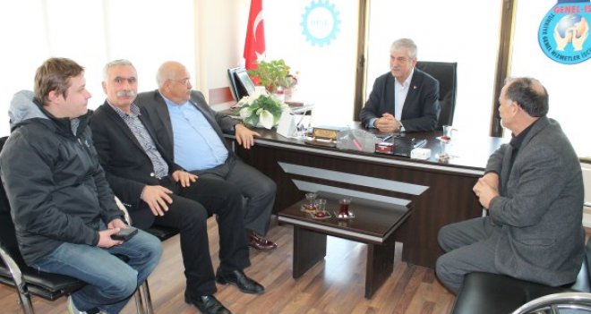 CHP’li Mehmet Birlik’in projelerine DİSK Genel Başkanından tam destek