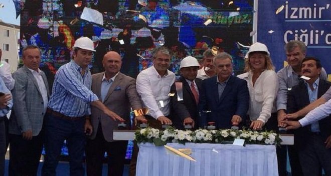 Çiğli Çok Amaçlı Salonu'n temeli atıldı