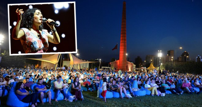 Çim Konserleri'nde Özlem Taner büyük beğeni aldı