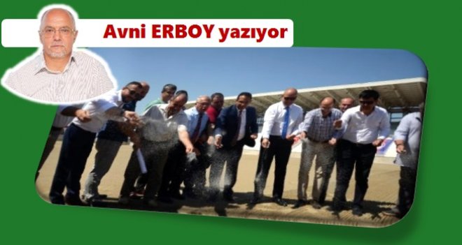 Çim tohumu atma töreni!.. 