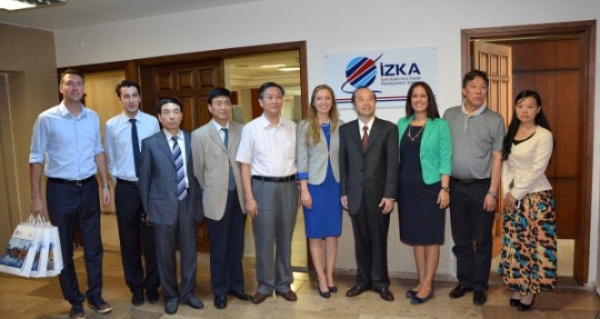 Çin heyeti İZKA'yı ziyaret etti