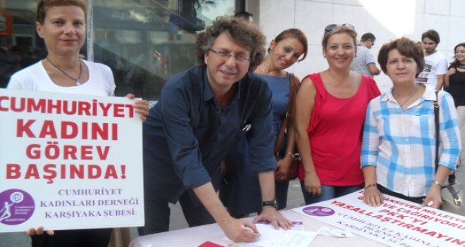 CKD Karşıyaka Şubesi'nin imza kampanyasına sanatçı desteği