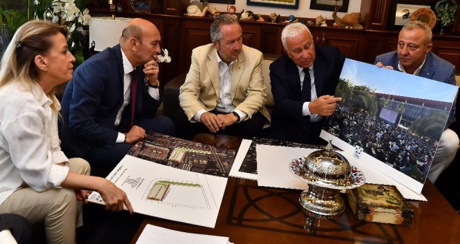 İZVAK, statlarla ilgili Başkan Soyer'e bilgi verdi