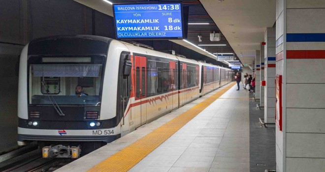 Çalışma bitti, metro seferleri yeniden başladı