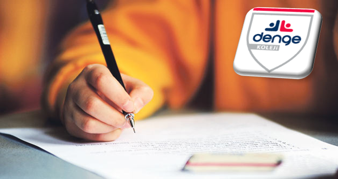 Denge Koleji'nden ödüllü sınav...