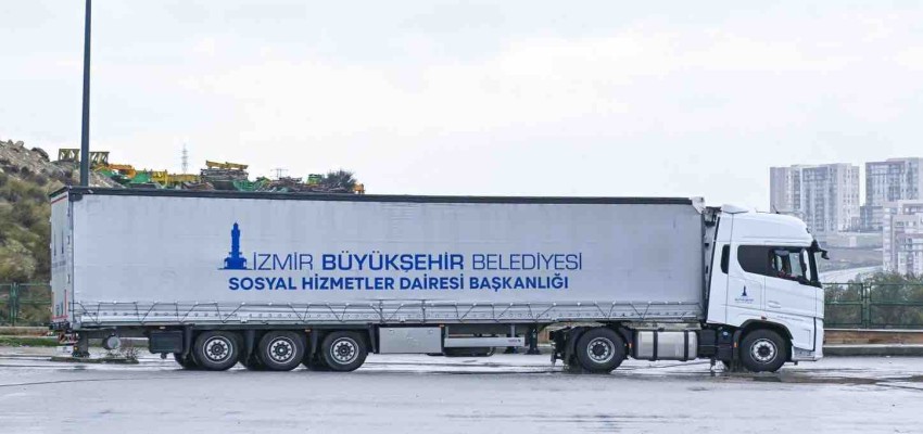 İzmir Büyükşehir'den Hatay'a destek