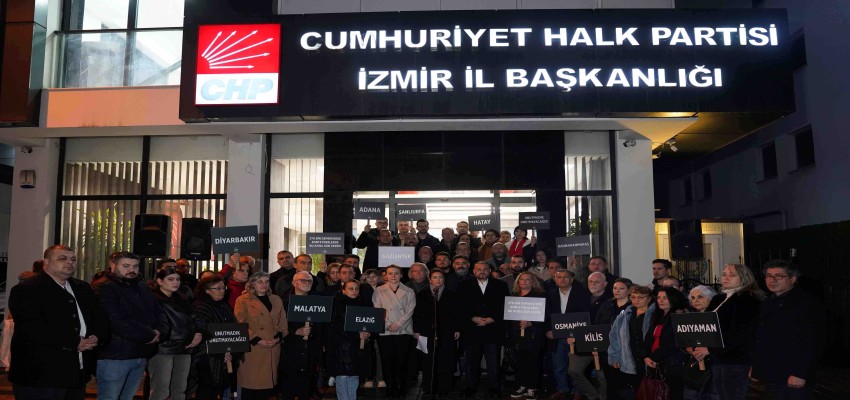 CHP İzmir'den anma töreni