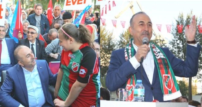 Dışişleri Bakanı Çavuşoğlu Karşıyaka'da SKM açılışını yaptı
