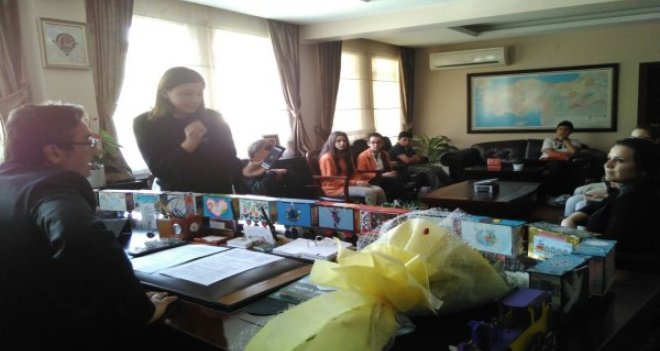 ''Dostluk Treni''ni Kaymakam Yücel'e götürdüler