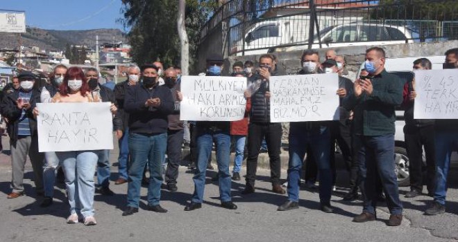 Karşıyaka'da kentsel dönüşüm imar planına tepki