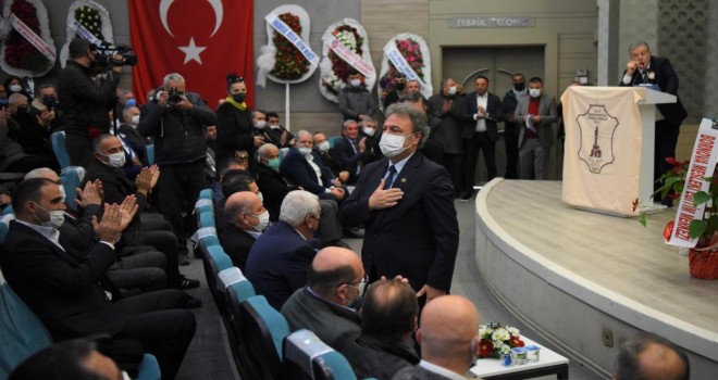 Türkiye’nin ayakkabı üssüne Başkan İduğ’dan destek