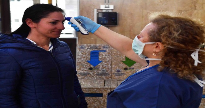 Koronavirüsüne karşı ateş ölçme önlemi
