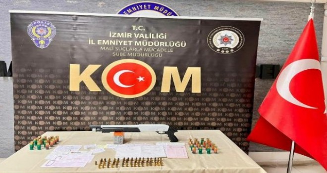 Karşıyaka'da silah zoruyla senet imzalatan çete yakalandı