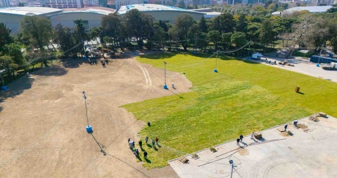 Kültürpark’ta yeşil dönüşüm başladı