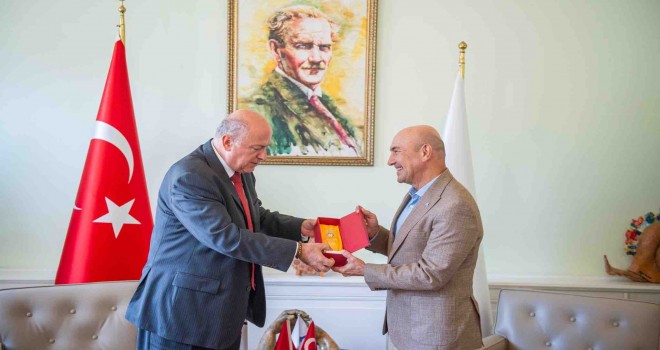 Arnavutluk Büyükelçisi Kastriot Robo Soyer’i ziyaret etti