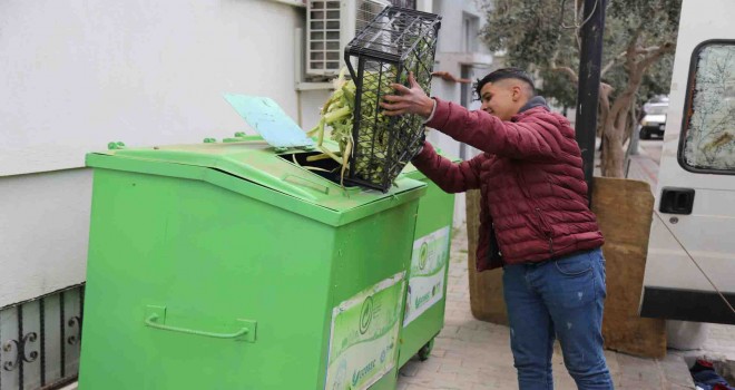Efes Selçuk'ta pazar atıkları kompost gübre olacak