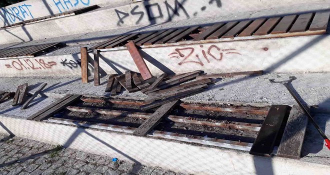 Ömer Bozkurt Parkı bir ay içerisinde üç kez tahrip edildi