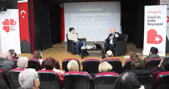 Bayraklı’da deprem paneli