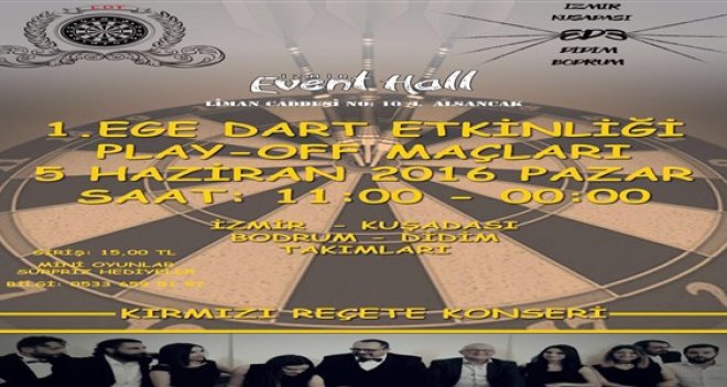 Ege Dart Etkinliği'nde final heyecanı