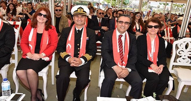 Ege Deniz Bölge Komutanı Deniz Albay Hasan Çankaya Tuğamiralliğe terfi etti