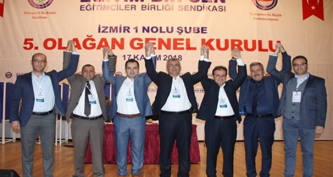 Eğitim-Bir-Sen İzmir 1 No'lu Şube'ye yeni yönetim