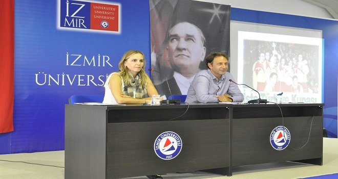 Ene çifti İzmir Üniversitesi’ne konuk oldu