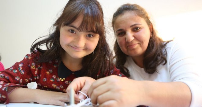 Engelliler bu kursta meslek sahibi olacak