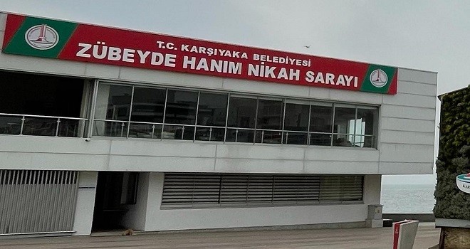 Karşıyaka Nikah Evi, yeniden saray oldu...