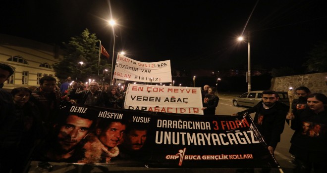 Buca'da 3 Fidan unutulmadı