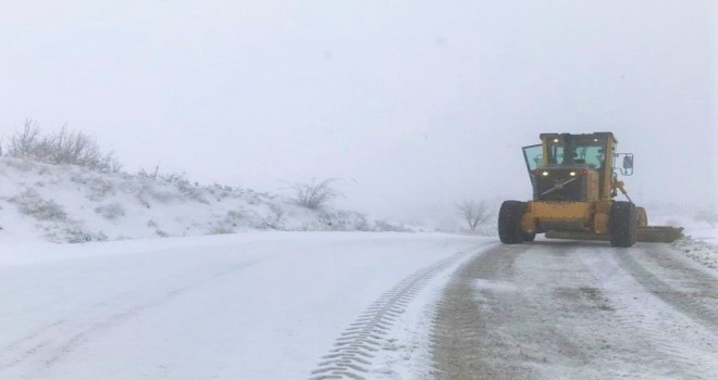 İzmir’de karla mücadele