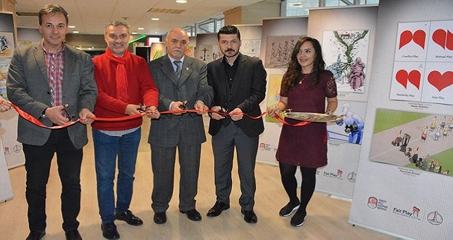 Fair Play Dünya Karikatür Sergisi Karşıyaka'da 2. kez açıldı