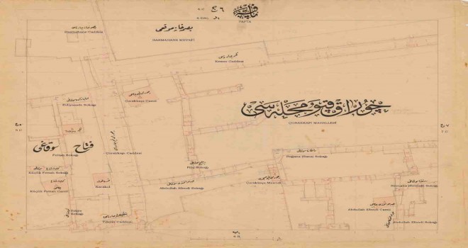 Eski İzmir'e ışık tutan harita dijital arşivde