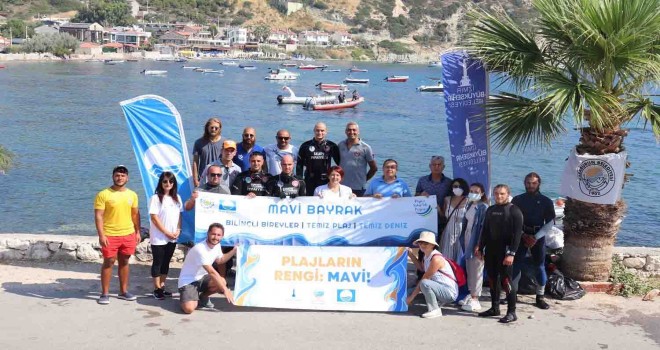 İzmir’de 41 halk plajının 40’ında Mavi Bayrak